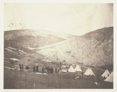 Camp of the 4th Dragoon Guards, near Karyni — Roger Fenton