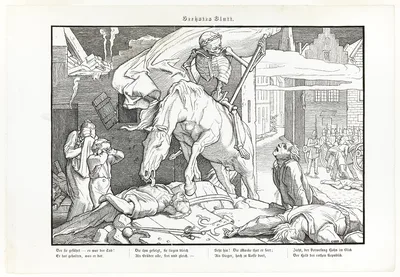 Auch ein Todtentanz, plate VII — Alfred Rethel