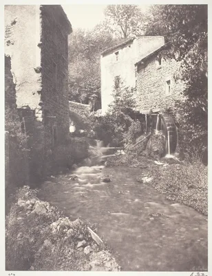 Moulins a eau en Auvergne — Édouard Baldus
