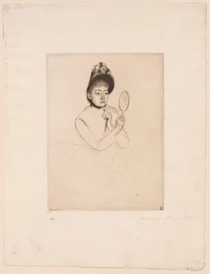 The Bonnet — Mary Cassatt