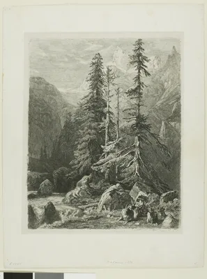 Alpine Landscape — Alexandre Calame