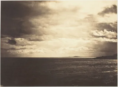 Cloudy Sky, Mediterranean Sea — Gustave Le Gray