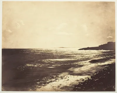Mediterranean with Mount Agde — Gustave Le Gray