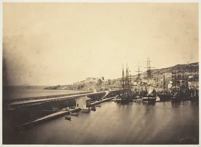 The Jetty at Sète — Gustave Le Gray