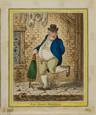 Sad Sloppy Weather — James Gillray