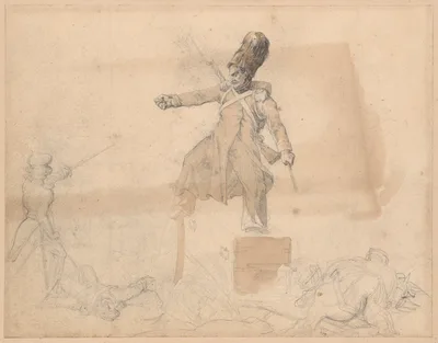 Caisson d'artillerie — Théodore Géricault