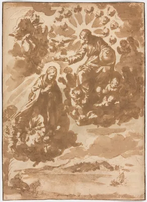 The Coronation of the Virgin and The Flight into Egypt — Jan de Bisschop