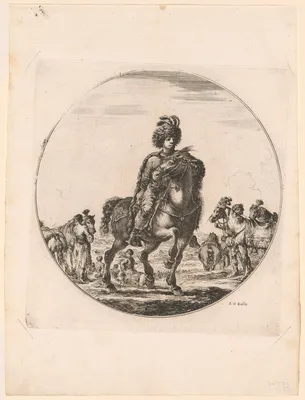 Hungarian Horseman — Stefano della Bella