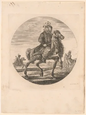 Hungarian Horseman — Stefano della Bella