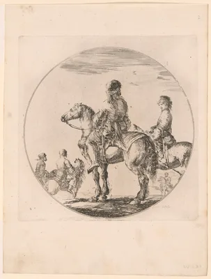 Two Polish Horsemen — Stefano della Bella
