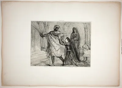 Away!, plate seven from Othello — Théodore Chassériau