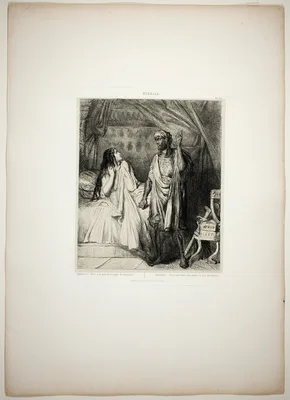 Have you pray'd tonight, Desdemona?, plate twelve fom Othello — Théodore Chassériau