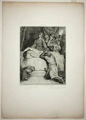 Oh! Oh! Oh!, plate fourteen from Othello — Théodore Chassériau