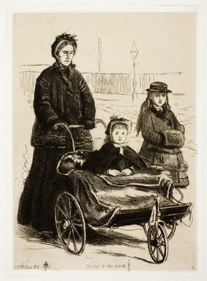 Going to the Park — John Everett Millais