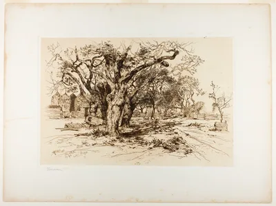Mulford's Orchard, Easthampton — Thomas Moran
