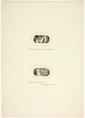 Study for a plate from The Triumphs of Temper, in the 1796 Royal Engagements Pocket Book — Thomas Stothard