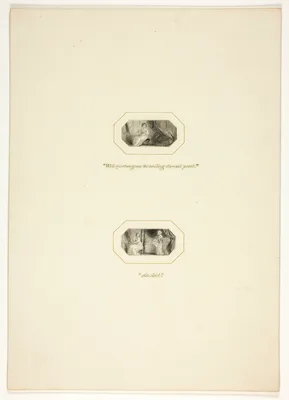 Study for a plate from The Triumphs of Temper, in the 1796 Royal Engagements Pocket Book — Thomas Stothard