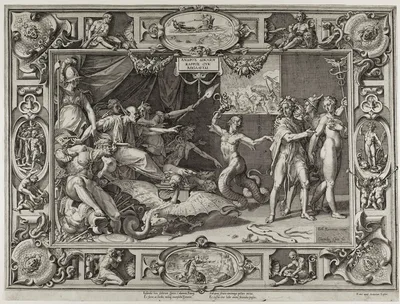 The Calumny of Apelles — Cornelis Cort
