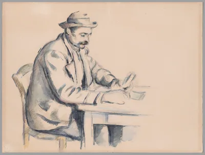 A Study for the Card Players — Paul Cézanne