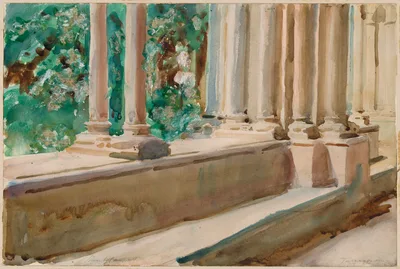 Tarragona Terrace and Garden — John Singer Sargent