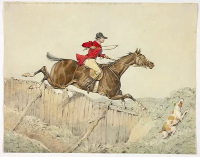 Pink Coated Rider — Henry Thomas Alken