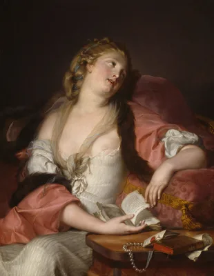 Lady Reading the Letters of Heloise and Abelard — Bernard d'Agesci