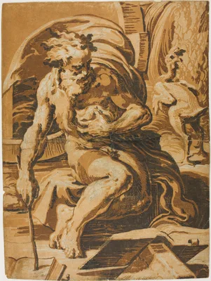 Diogenes — Ugo da Carpi