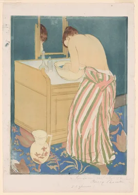 Woman Bathing — Mary Cassatt