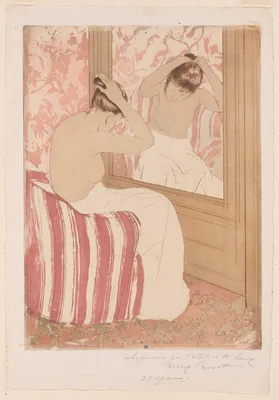 The Coiffure — Mary Cassatt