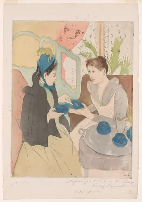 Afternoon Tea Party — Mary Cassatt