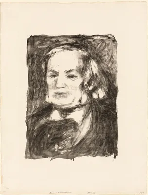 Portrait of Richard Wagner — Pierre-Auguste Renoir