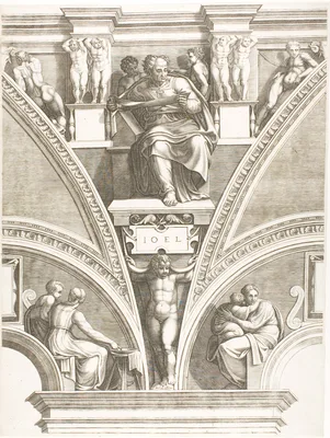 The Prophet Joel — Giorgio Ghisi