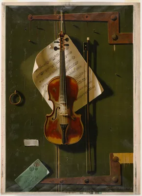 The Old Violin — William Harnett