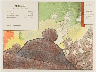 Fifth Performance: Mirages, for Le Théatre Libre — Henri Gabriel Ibels