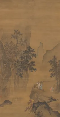 Watching the Waterfall 高士觀瀑圖 — Xia Kui