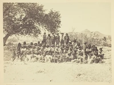 Group of Pah-Ute Indians, Nevada — Timothy H. O'Sullivan
