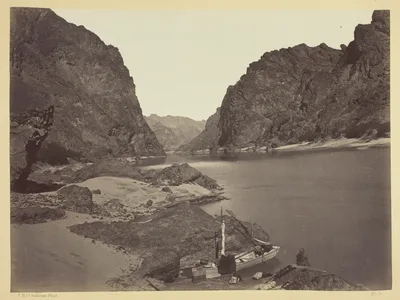 Black Cañon, Colorado River, Looking Above from Camp 7 — Timothy H. O'Sullivan