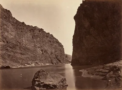 Black Cañon, Colorado River, Looking Below, Near Camp 7 — Timothy H. O'Sullivan
