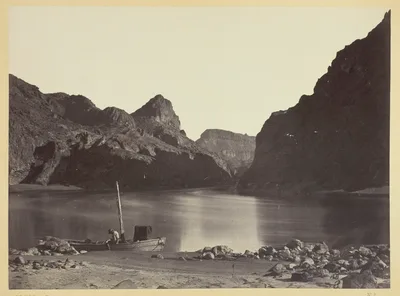 Black Cañon, Colorado River, from Camp 8, Looking Above — Timothy H. O'Sullivan
