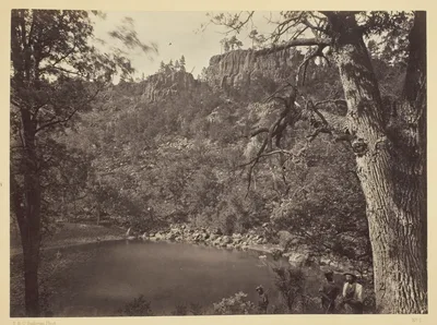 View on Apache Lake, Sierra Blanca Range, Arizona — Timothy H. O'Sullivan