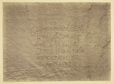 Historic Spanish Record of the Conquest, South Side of Inscription Rock, N.M. Geographical & Geological Explorations & Surveys West of the 100th Meridian. Expedition of 1873. -Lieut. Geo. M. Wheeler, Corps. of Engineers, Commanding. — Timothy H. O'Sullivan