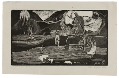 Maruru (Offerings of Gratitude), from the Noa Noa Suite — Paul Gauguin