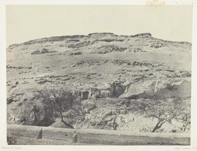 Nécropole de l'Ancienne Lycopolis, Haute-Egypte, plate 12 from the album "Egypte, Nubie, Palestine et Syrie" (1852) — Maxime Du Camp