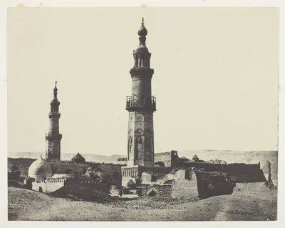 Mosquée d'Aly-Bey, Girgeh, Haute-Egypte, plate 15 from the album "Egypte, Nubie, Palestine et Syrie" (1852) — Maxime Du Camp
