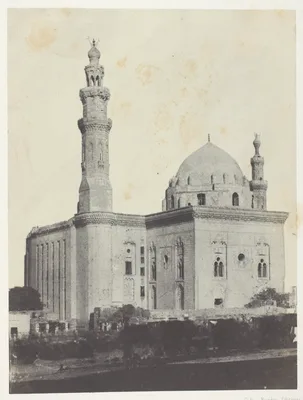 Mosquée de Sultan Haçan, Le Kaire, plate 5 from the album "Egypte, Nubie, Palestine et Syrie" (1852) — Maxime Du Camp