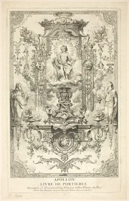 Apollo, from Livre de Portieres — Claude Gillot