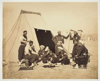 Untitled (Zouaves) — Gustave Le Gray