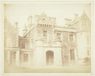 Hall Door, Abbotsford — William Henry Fox Talbot