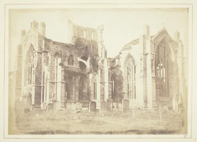 Melrose Abbey — William Henry Fox Talbot