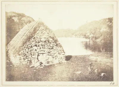 Highland Hut on the Banks of Loch Katrine — William Henry Fox Talbot